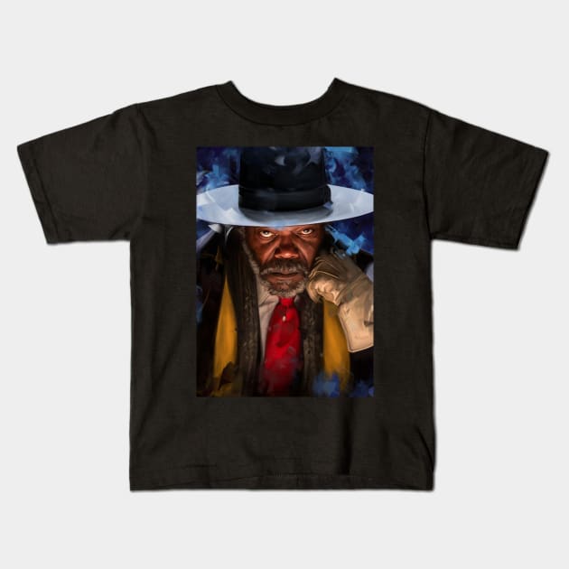 Hateful Eight Kids T-Shirt by dmitryb1